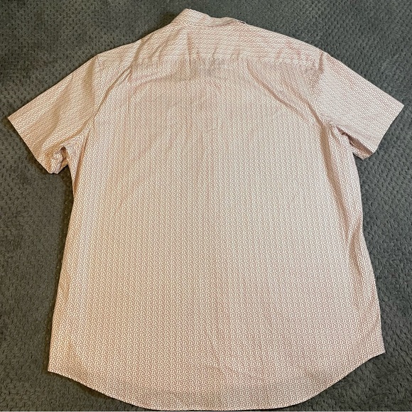 NWT Michael Kors Mens Short Sleeve Button Down Shirt Size XXL Classic Fit - Picture 5 of 8